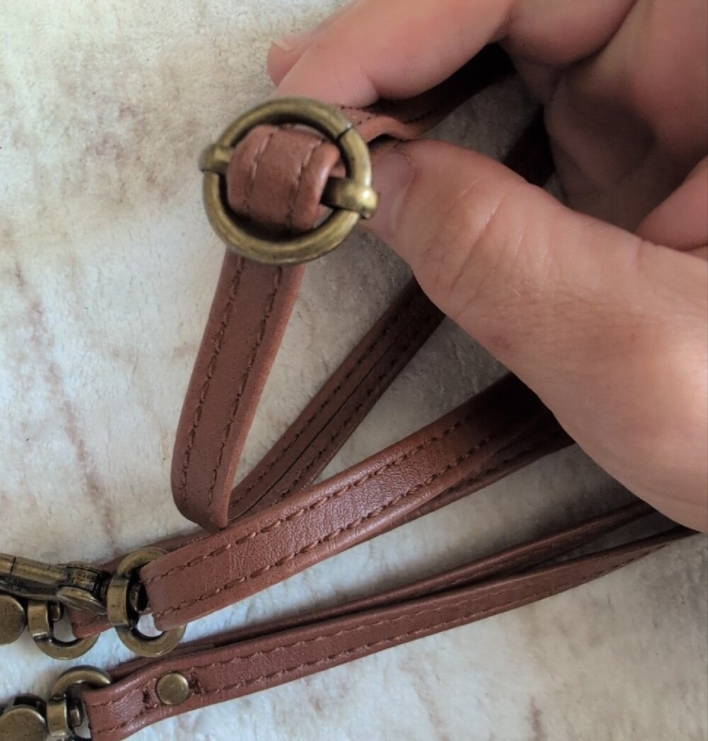 The Sak Brown Woven Crossbody, Clutch Or Wristlet Wallet - Picture 11 of 13